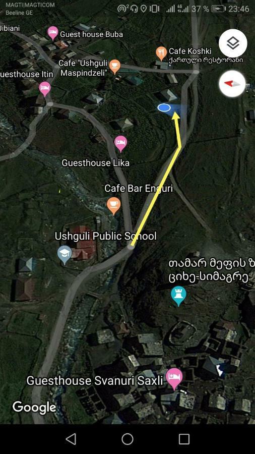Guesthouse Svanuri Sakhli Ushguli Esterno foto